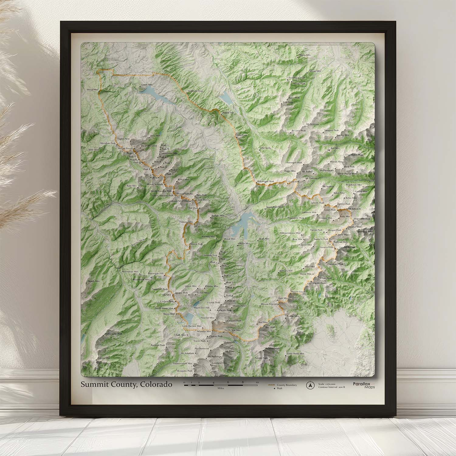 Summit County Colorado Map