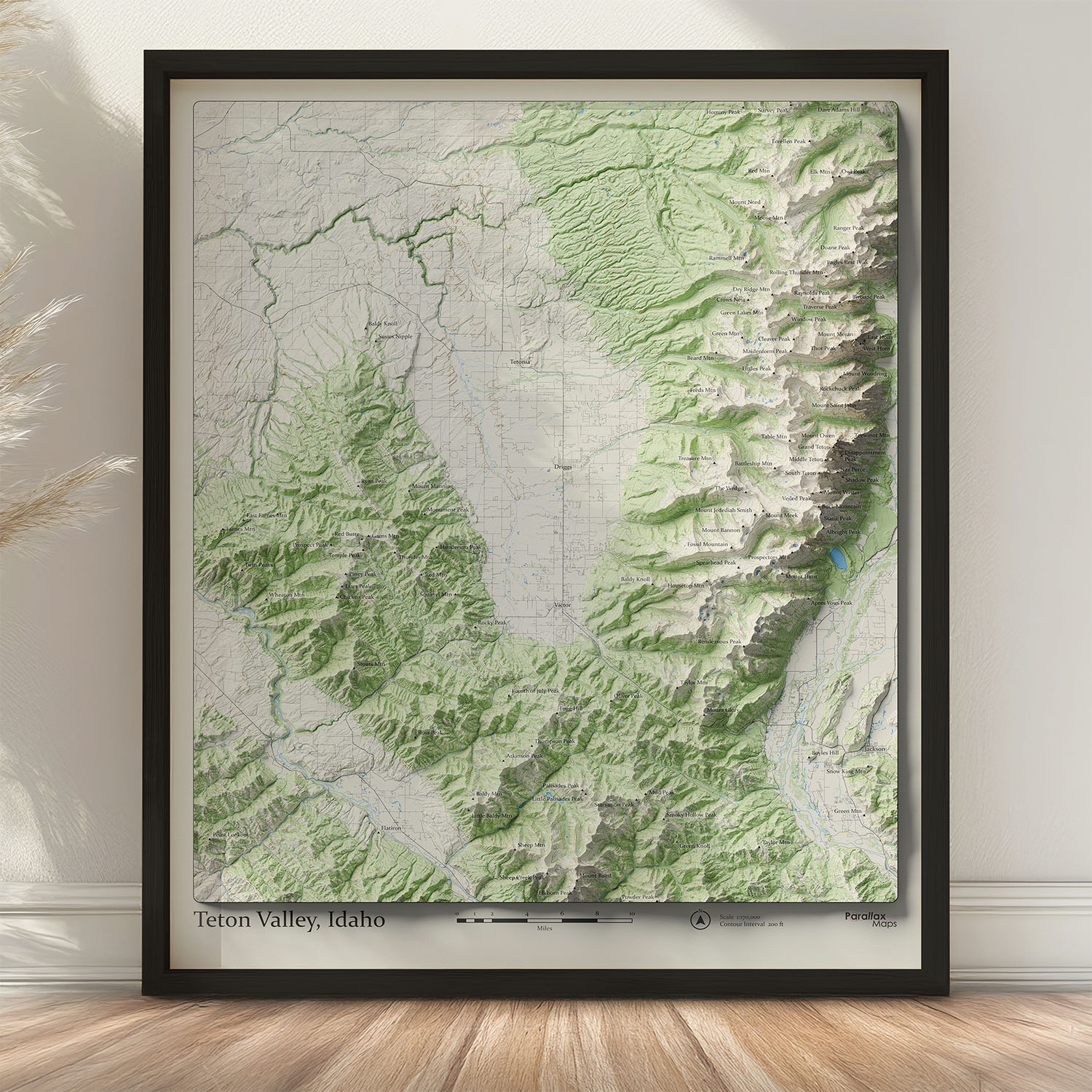 Teton Valley Idaho Map