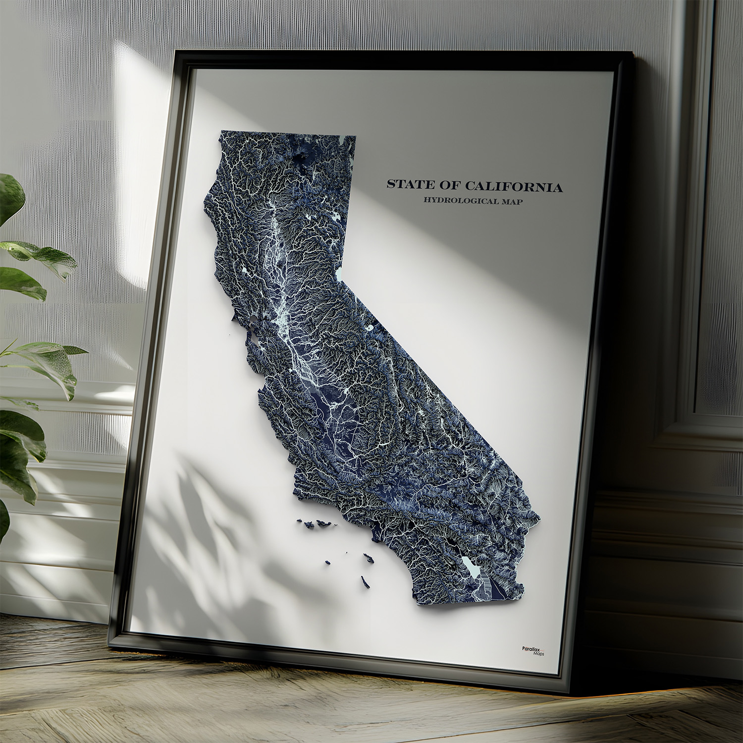 california river map