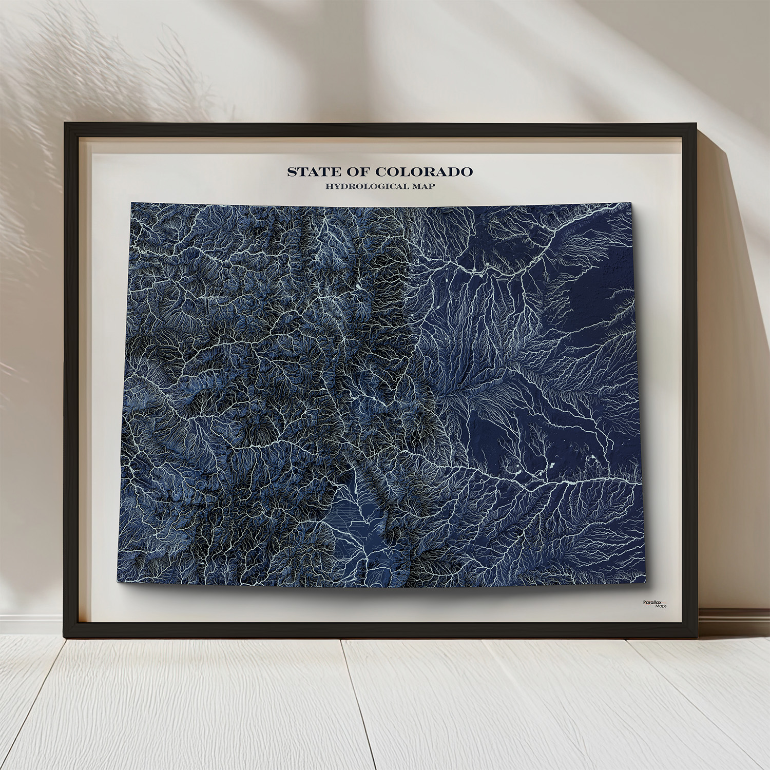 Colorado Hydrological map