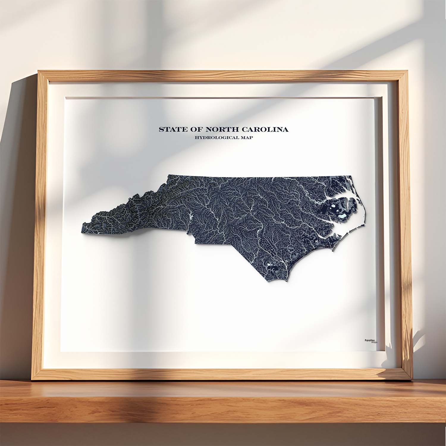 North Carolina Lakes Map